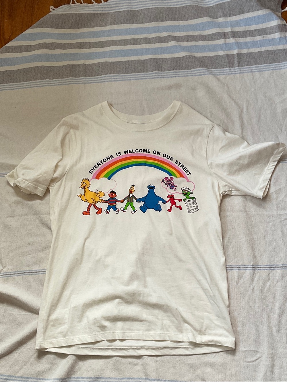 Hanna Andersson Rainbow Sesame Street Tee